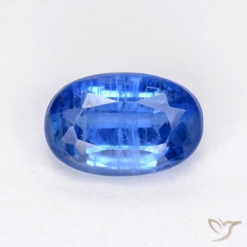 0.73ct Натуральный Светло-синий кианит, Овал, SI