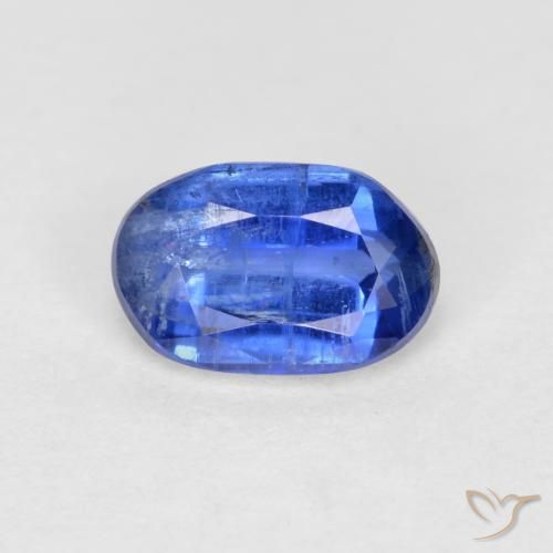 0.70ct Натуральный Настоящий синий кианит, Овал, SI-I1