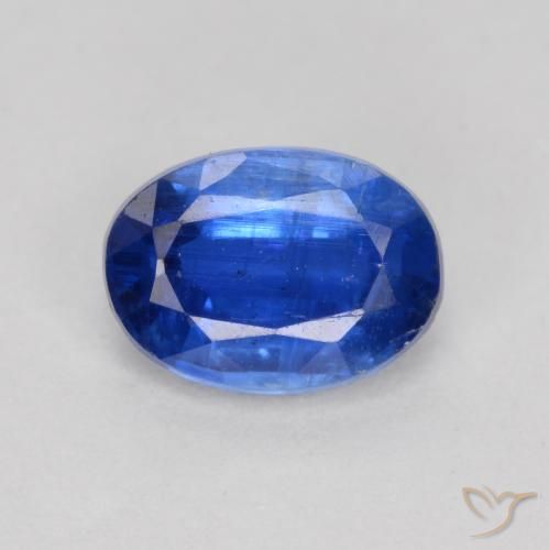 1.16ct Натуральный Средний синий кианит, Овал, SI