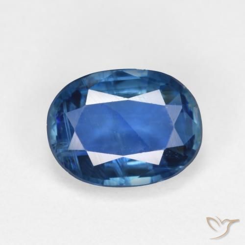 1.82ct Натуральный Темно-синий кианит, Овал, VS-SI