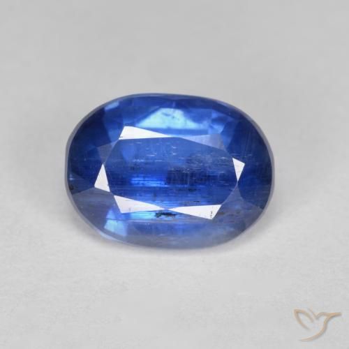 2.78ct Натуральный Темно-синий кианит, Овал, SI