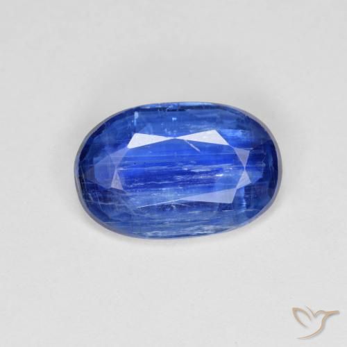 2.31ct Натуральный Темно-синий кианит, Овал, SI