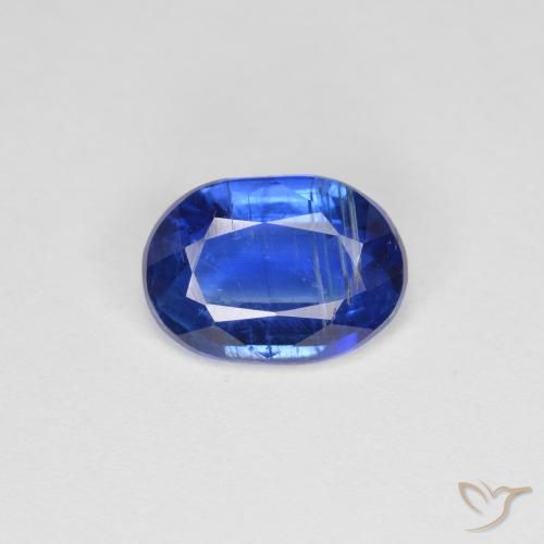 2.82ct Натуральный Темно-синий кианит, Овал, VS-SI