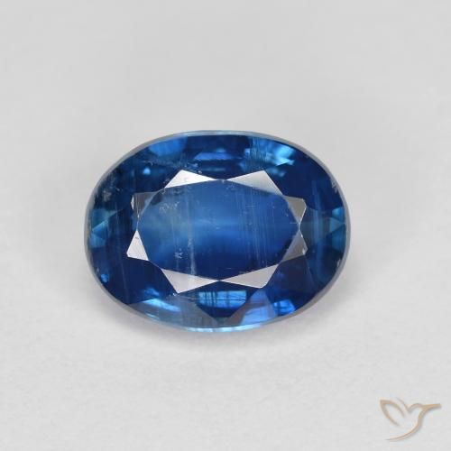 1.82ct Натуральный Темно-синий кианит, Овал, VS-SI