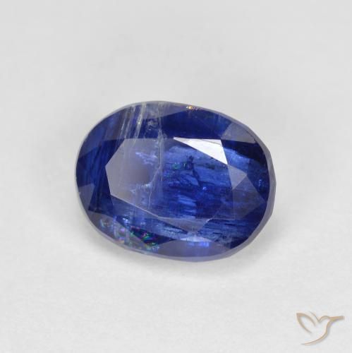 2.04ct Натуральный Королевский синий кианит, Овал, VS-SI
