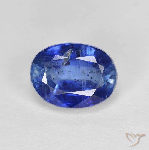 1.92ct Натуральный Темно-синий кианит, Овал, SI