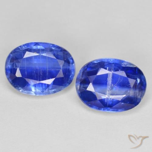 2.98ctw Натуральный Top Blue кианит, Овал, SI