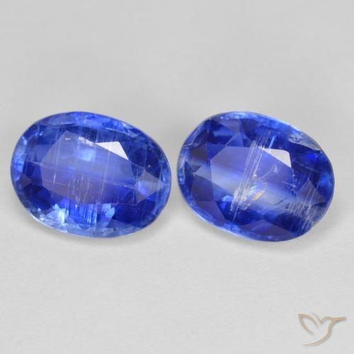 2.98 карата, натуральный Top Blue кианит, Овал, SI
