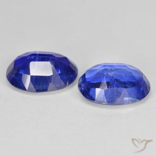 2.98 карата, натуральный Top Blue кианит, Овал, SI