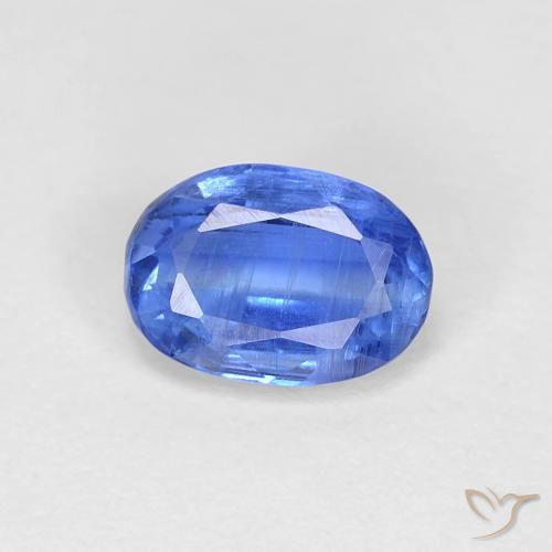 1.04ct Натуральный Светло-синий кианит, Овал, Чистота VS