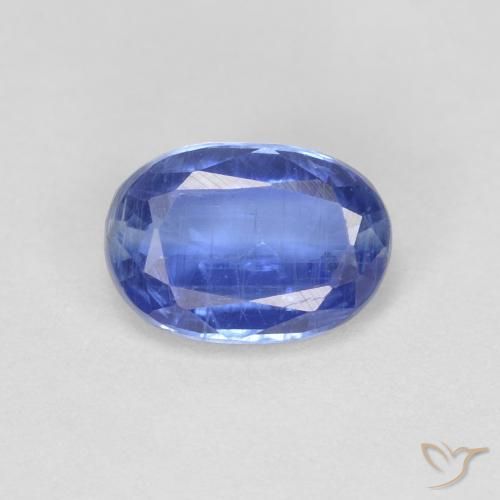 1.08ct Натуральный Синий / Голубой кианит, Овал, Чистота VS