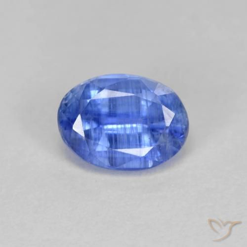 1.24ct Натуральный Голубые кианит, Овал, SI