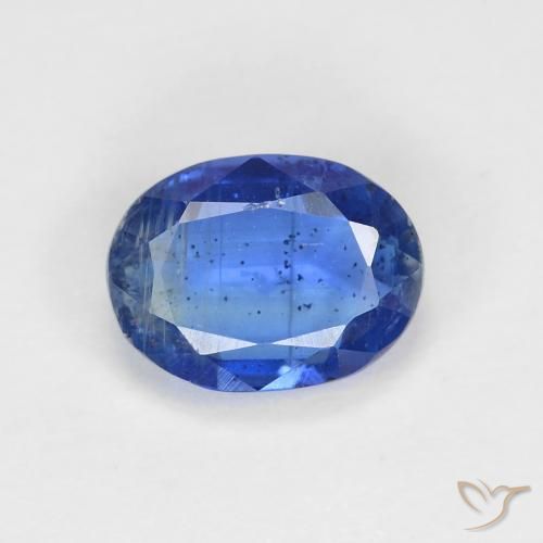 1.74ct Натуральный Темно-синий кианит, Овал, VS-SI