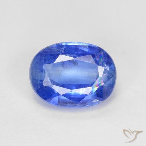 1.81ct Натуральный Глубокий лазурно-синий кианит, Овал, VS-SI