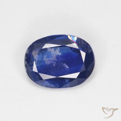 1.42ct Натуральный Королевский синий кианит, Овал, VS-SI