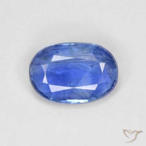2.65ct Натуральный Глубокий лазурно-синий кианит, Овал, VS-SI