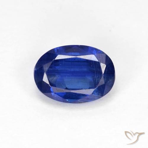 1.19ct Натуральный Темно-синий кианит, Овал, Чистота VS