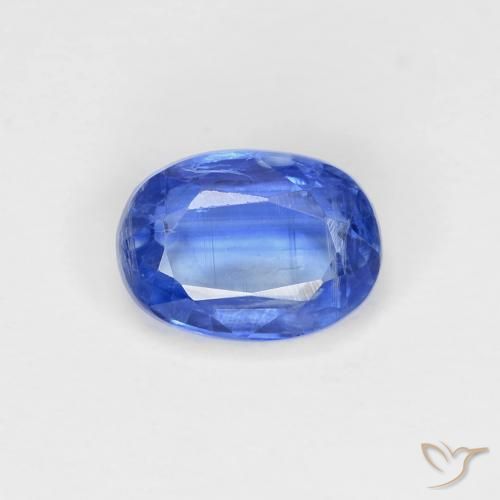1.09ct Натуральный Светло-синий кианит, Овал, VS-SI