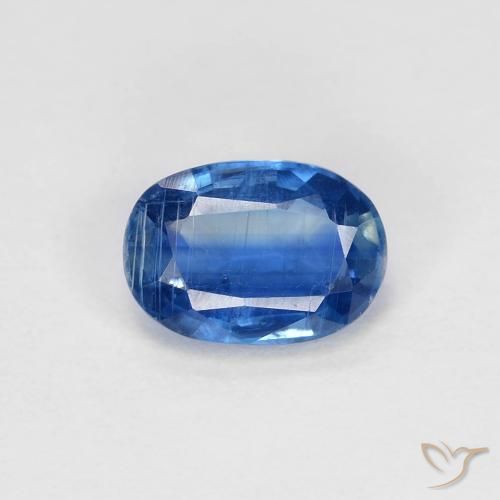 0.97ct Натуральный Светло-синий кианит, Овал, VS-SI