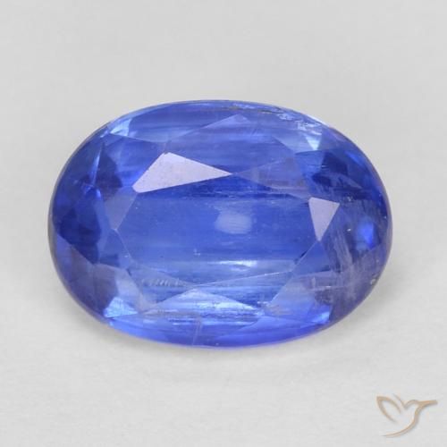 1.16ct Натуральный Глубокий лазурно-синий кианит, Овал, SI