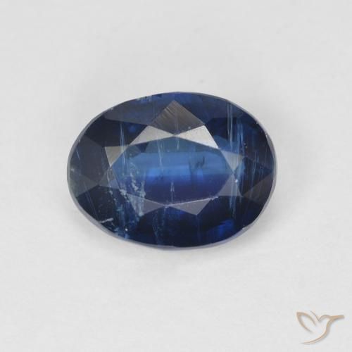 1.48ct Натуральный Сумеречный синий кианит, Овал, SI