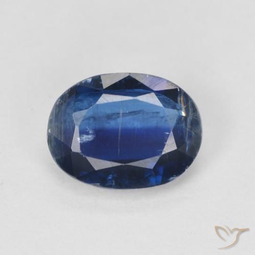 1.62ct Натуральный Сумеречный синий кианит, Овал, SI