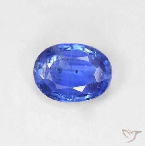 1.49ct Натуральный Настоящий синий кианит, Овал, SI