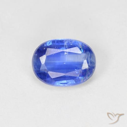 1.71ct Натуральный Настоящий синий кианит, Овал, SI