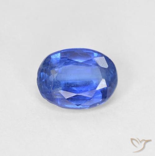 1.59ct Натуральный Настоящий синий кианит, Овал, SI