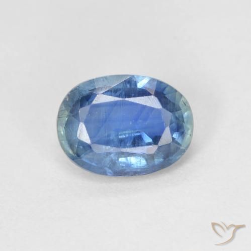 1.59ct Натуральный Пастельно-синий кианит, Овал, SI