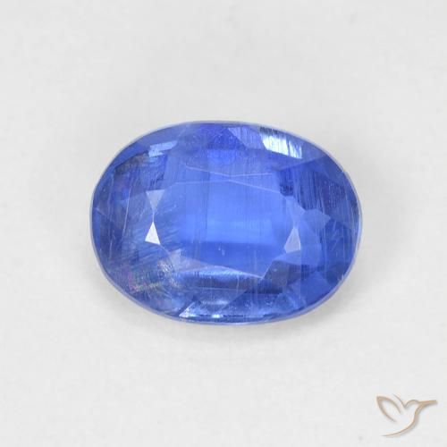 1.17ct Натуральный Светло-синий кианит, Овал, SI