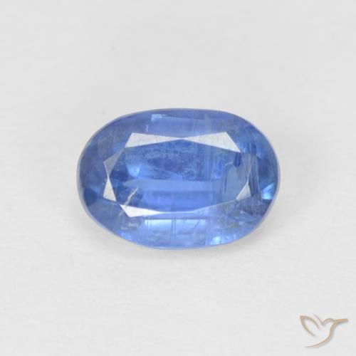 1.07ct Натуральный Голубые кианит, Овал, SI