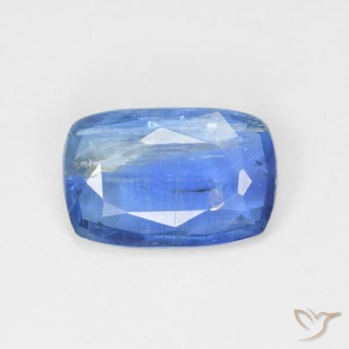 2.46ct Натуральный Темно-синий кианит, Подушка, SI