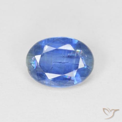 1.00ct Натуральный Светло-синий кианит, Овал, SI