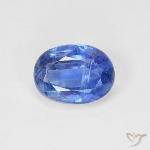 1.20ct Натуральный Настоящий синий кианит, Овал, SI