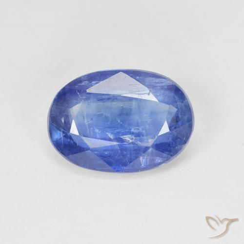 3.51ct Натуральный Настоящий синий кианит, Овал, SI