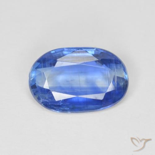2.47ct Натуральный Настоящий синий кианит, Овал, SI