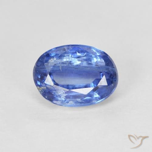 1.38ct Натуральный Голубые кианит, Овал, SI