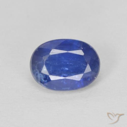 1.10ct Натуральный Настоящий синий кианит, Овал, SI