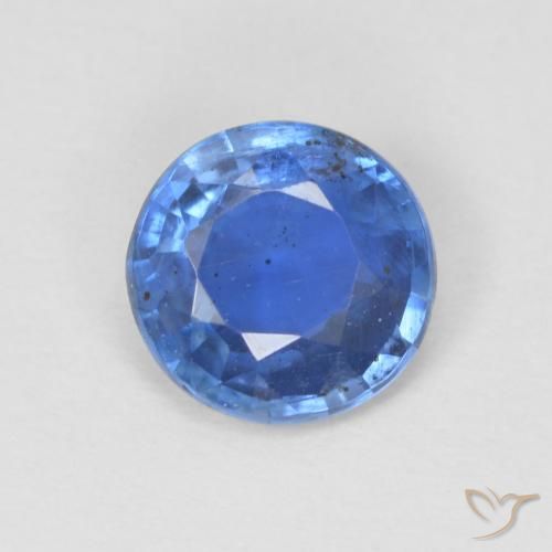 0.80ct Натуральный Светло-синий кианит, Круглый, SI