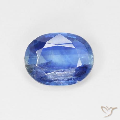 2.72ct Натуральный Настоящий синий кианит, Овал, SI
