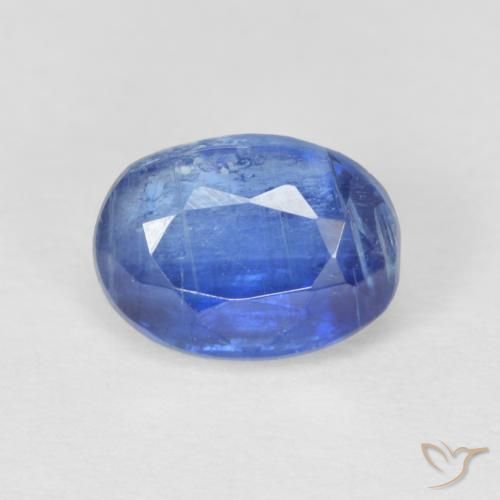 1.21ct Натуральный Темно-синий кианит, Овал, SI