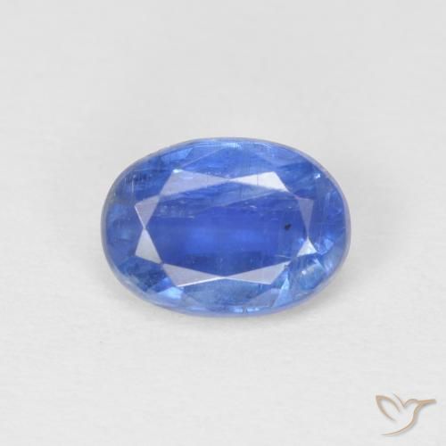 1.06ct Натуральный Светло-синий кианит, Овал, SI