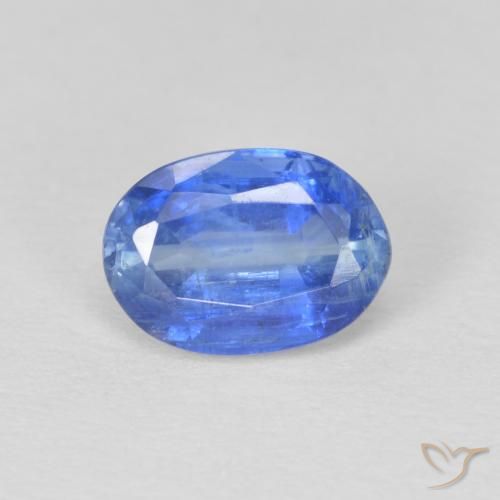 1.23ct Натуральный Голубые кианит, Овал, SI