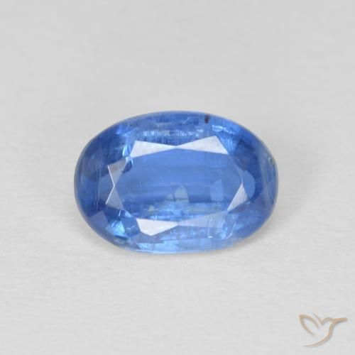 1.00ct Натуральный Светло-синий кианит, Овал, SI