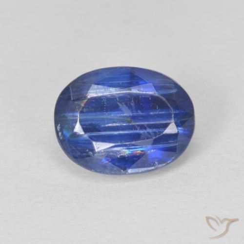 1.25ct Натуральный Настоящий синий кианит, Овал, SI