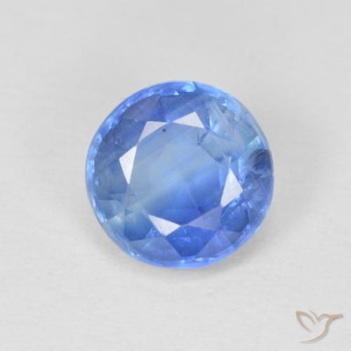 1.06ct Натуральный Голубые кианит, Круглый, SI