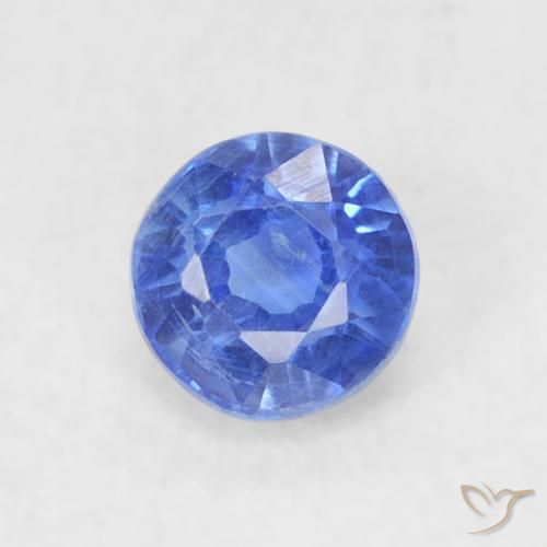 0.30ct Натуральный Светло-синий кианит, Круглый, Чистота VS
