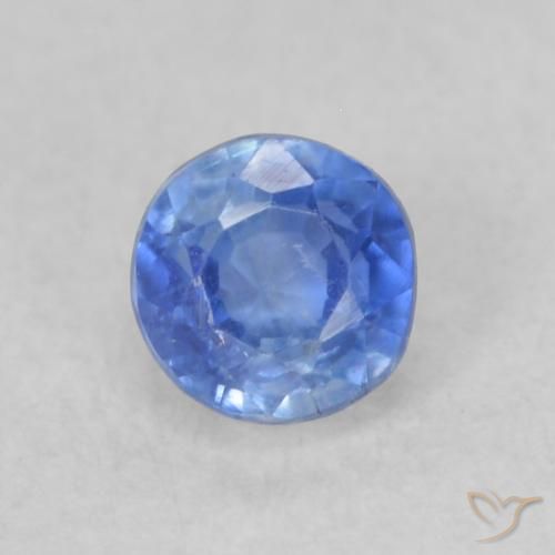 0.33ct Натуральный Светло-синий кианит, Круглый, Чистота VS