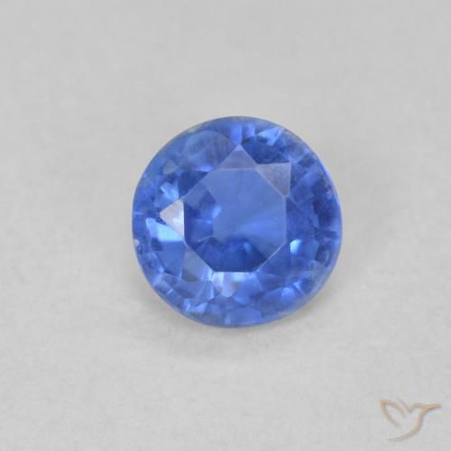 0.28ct Натуральный Светло-синий кианит, Круглый, VS-SI